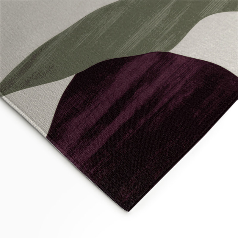 Tapis intérieur et extérieur beige Watercolor, Rectangle 9 pi x 12 pi