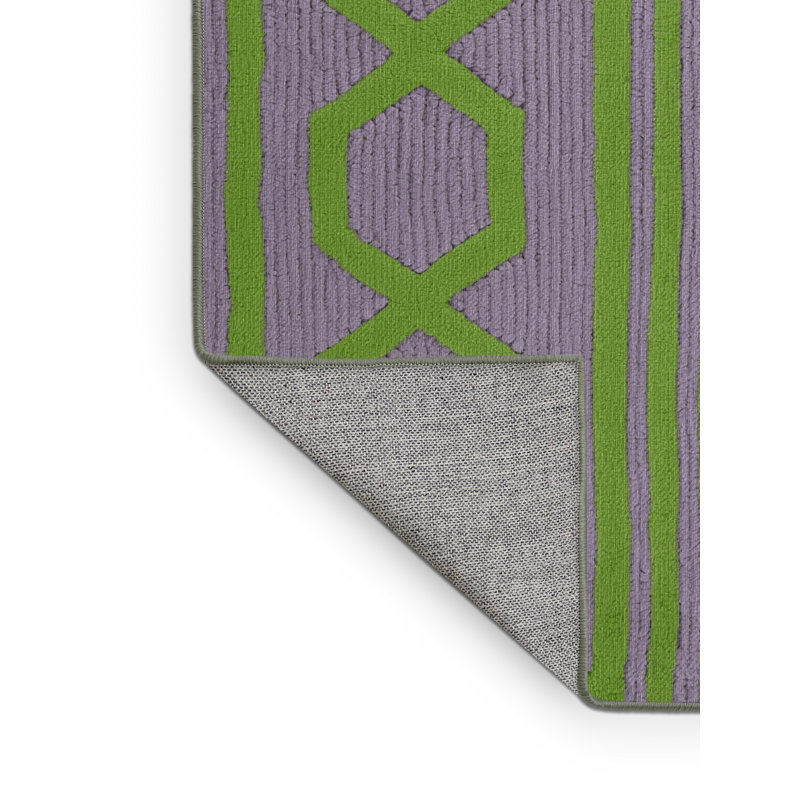 Tapis vert en treillis lavable à la machine, Carré 3 pi