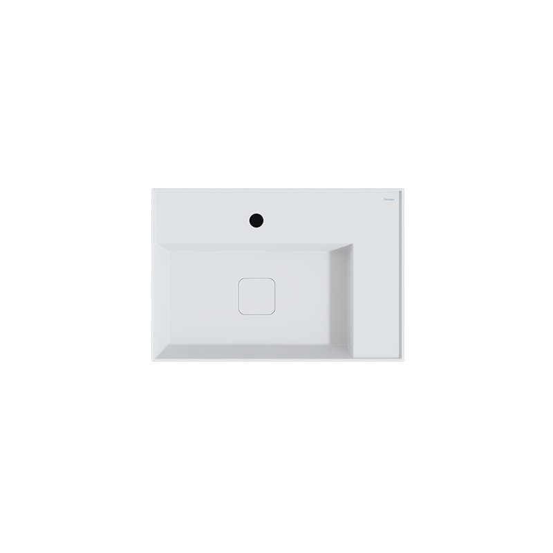 16.75'' L Bathroom Sink, Matte White