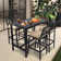 5 - Piece Rectangular Outdoor Dining Set With Cushions