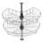 Mensie 23.6'' Lazy Susan Kidney Polymer 2-Shelf