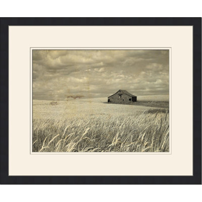 Barn And Field I Print