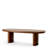 Coffee Table Jenson Mahogany Wood High Gloss