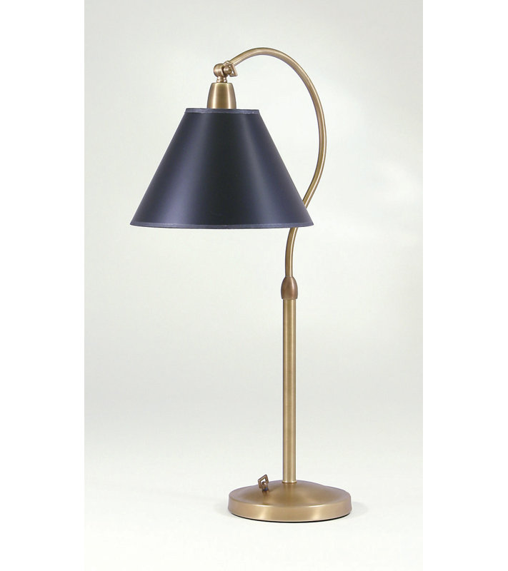 Hyde Park Arched Table Lamp, Weathered Brass