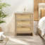 Table de chevet en bois massif Ashni