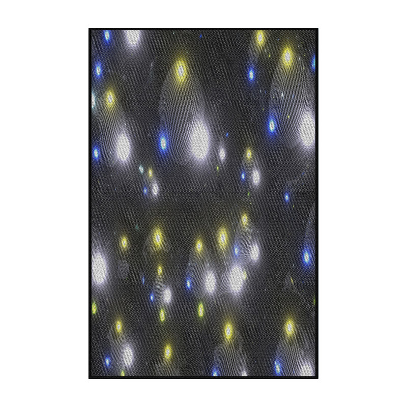 Tapis noir, Rectangle 5 pi x 7 pi