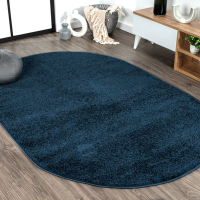 Tapis bleu marine Airids