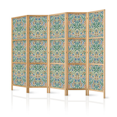 171cm H Solid Wood Folding Room Divider
