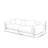 Retro Chenille Living Sofa