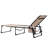 Outdoor Adjustable Textilene Lounge Chair Folding Tanning Chair With Pillow