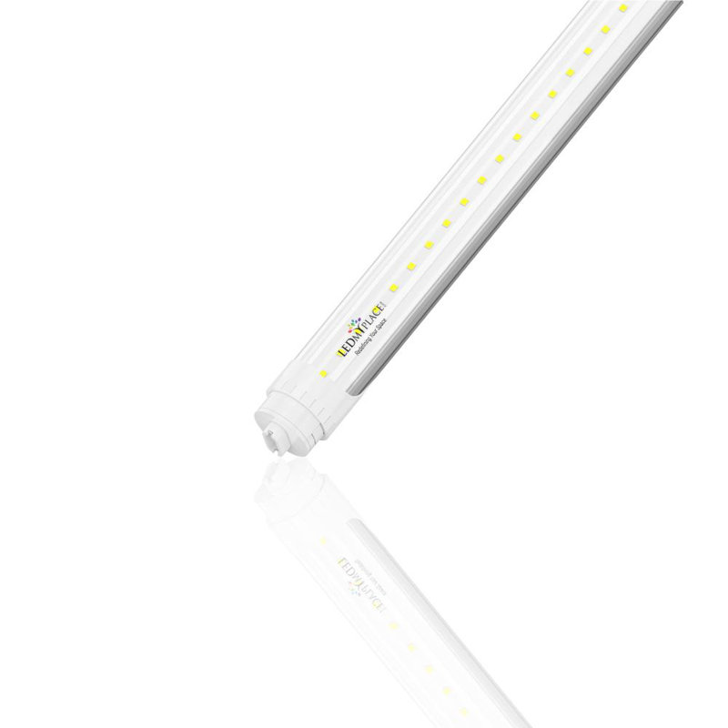 48 watts (équivalent de 80 watts), ampoule à DEL T8 non à intensité variable, base de lumière du jour, 6 500 K