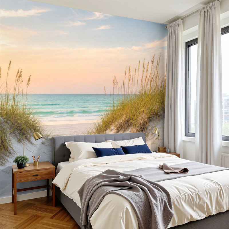 Papier peint adhésif auto-adhésif moderne pour la chambre à coucher Peel and Stick L 100 "x l 144"