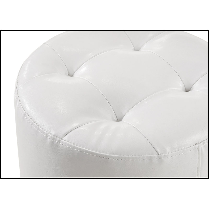 Tabouret de coiffeuse pivotant 1 pièce, Blanc