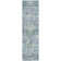 Machine Washable Indoor/Outdoor Xhevrie Teal Rug
