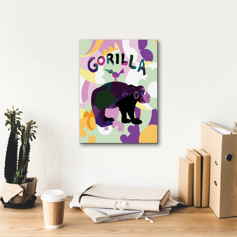 " Gorilla " by Holly McGee, 16" H x 12" W x 0.75" D