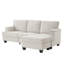 Canapé modulaire confortable avec coussin épais-837974187