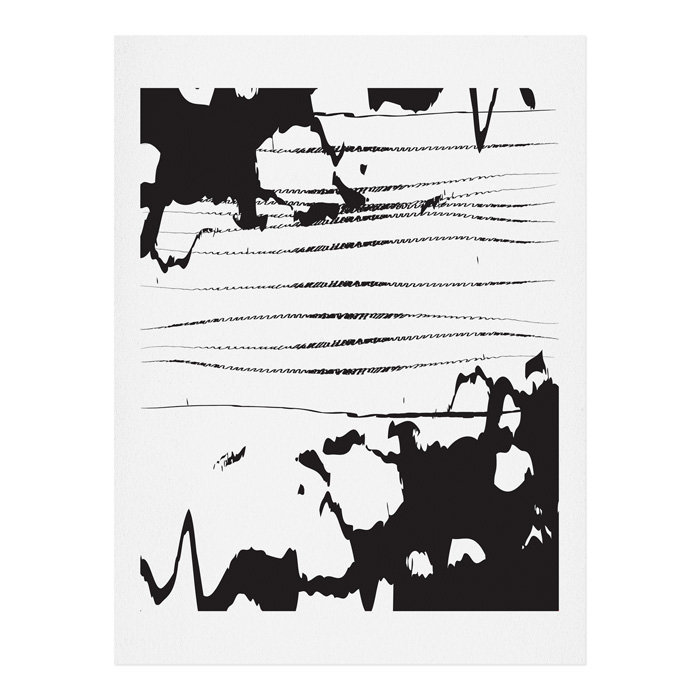 Inkblot, reproduction d’art, H 20 po x l 16 po x P 0,125 po