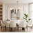 Transitional 7 Light Linear Chain Chandelier