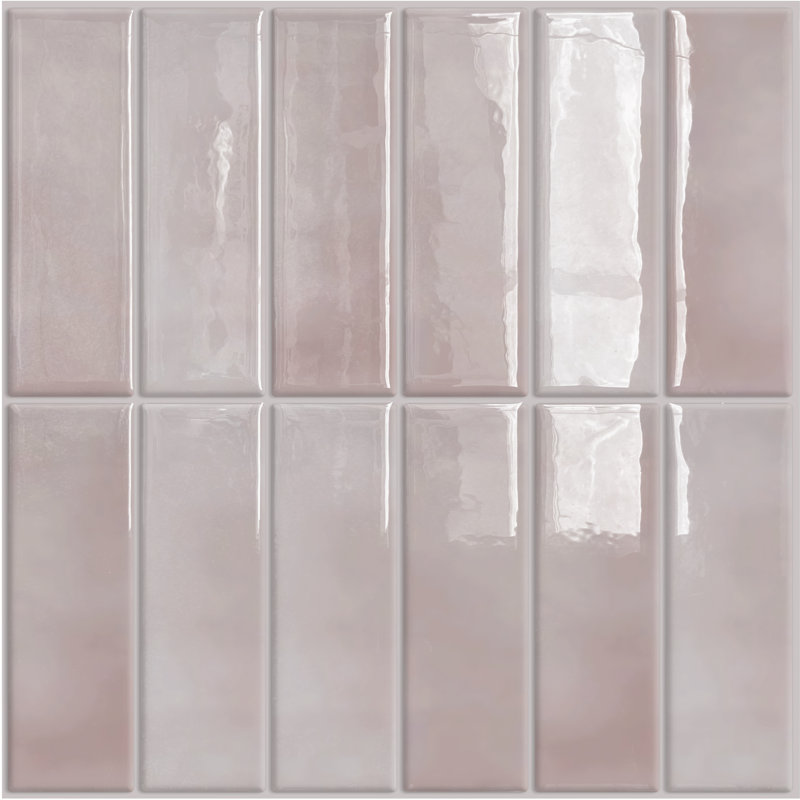 12" X 12" Peel & Stick Mosaic Tile,Vinyl Self Adhesive Tile for Kitchen Backsplash,10-sheet