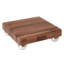 Planche en noyer grain 1,5 "avec pieds en acier inoxydable Gift-243497610-243497717
