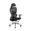 Fauteuil de bureau ergonomique avec dossier lombaire et dossier lombaire avec accoudoirs réglables 4D-55645793