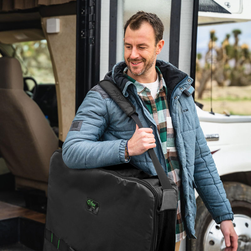 Sac de rangement pour parc spécialisé pour animaux de compagnie (non adapté à d'autres marques), conçu pour les voyages en véhicule récréatif, pouvant accueillir 8 panneaux et 9 piquets