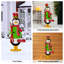 Pingouin de Noël en métal 36 po de hauteur ou décoration murale ou debout
