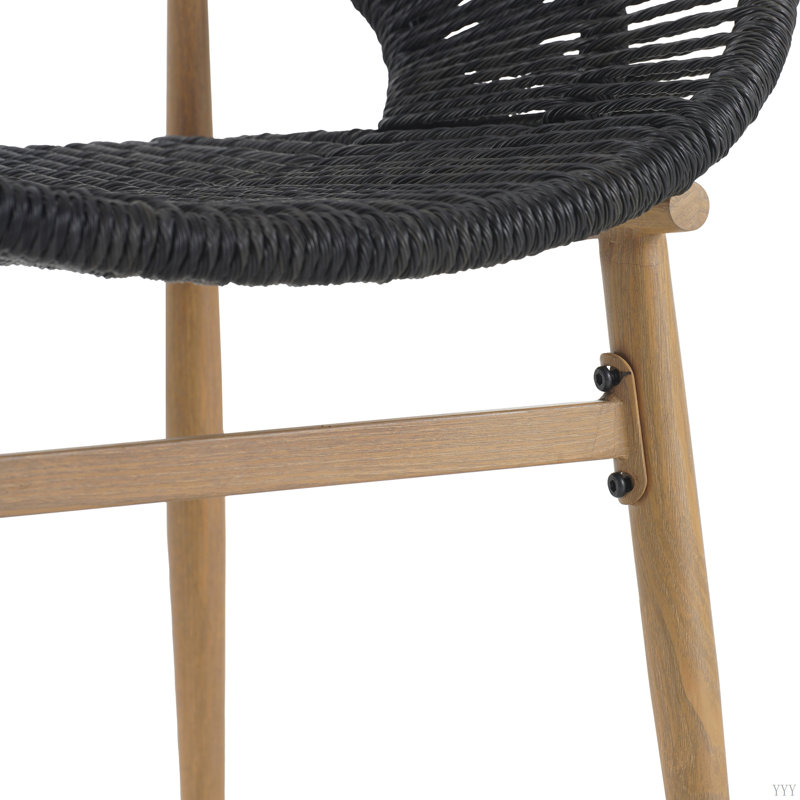 Chaise de salle à manger Cyril, Noir