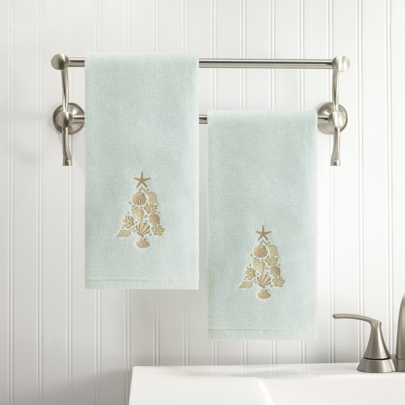 Ensemble de 2 essuie-mains Avanti Shell Tree