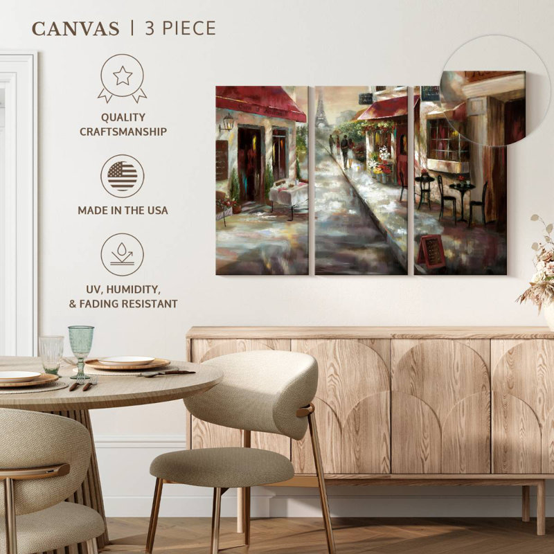 Rorry Parisian Cafe, 32" H x 50" W