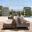  7-piece Wicker Rattan Patio Furniture Set, Deep Seating Outdoor Modular Sectional Sofa Conversation Set With Thick Cushions For Lawn, Garden-1664557201