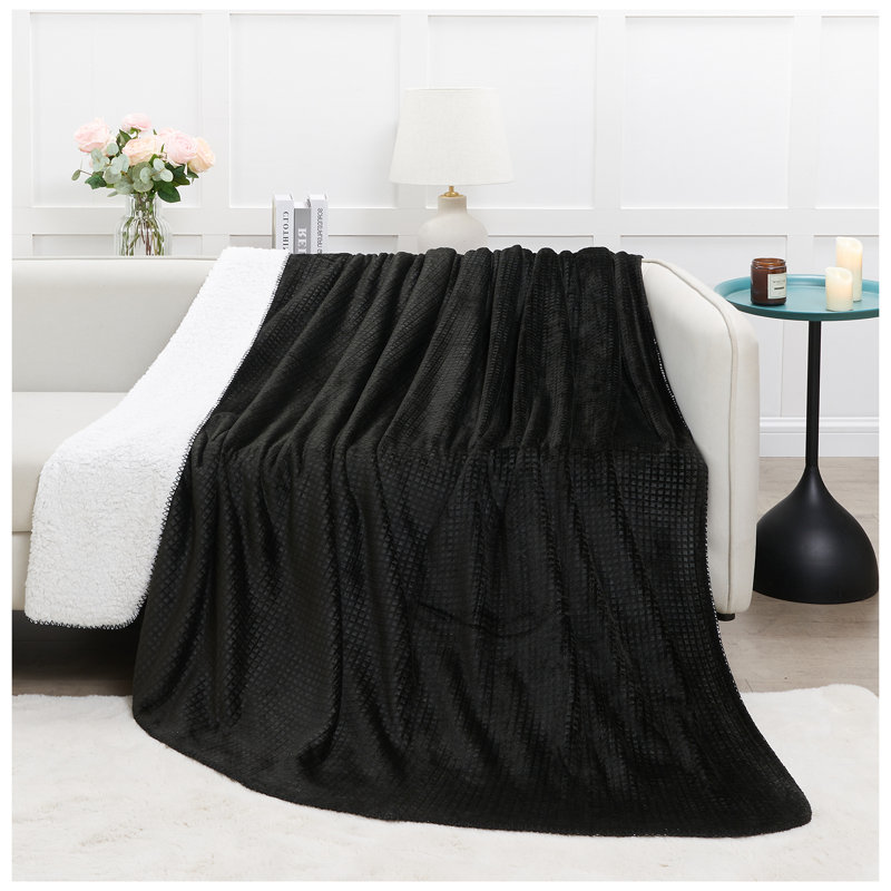 Standard Throw Blanket, W200 x L240cm, Black