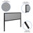 Melbourne Metal Upholstered Headboard - Modern Headboard-1707623855-1707623848