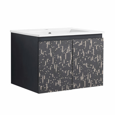 Base de meuble-lavabo simple mural 24 po seulement