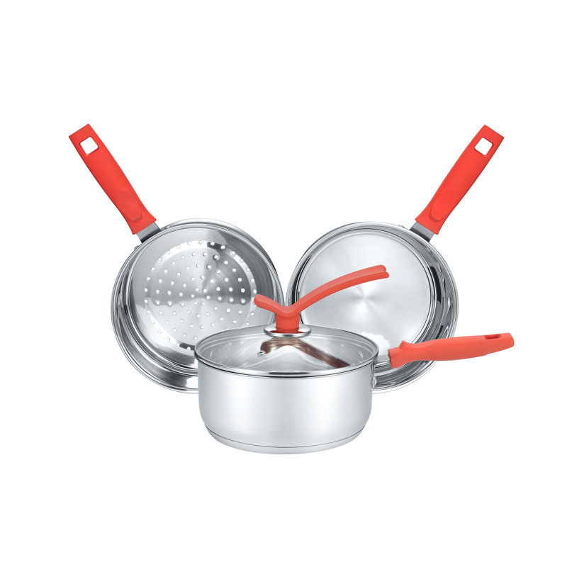 4 - Piece Stainless Steel Cookware Set