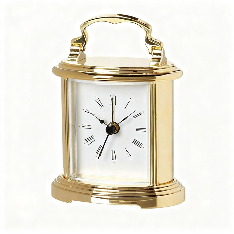 Réveil-matin, alliage d'or (doré)