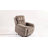 Dual Motor Chenille Power Lift Chair Lay Flat Recliner with Massage and Heating,400LBS-846517657