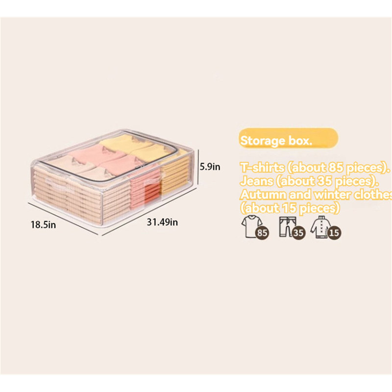 Boîte de rangement sous le lit