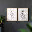 «Vintage Floral XXIX», impression giclée sur cadre - ensemble de 2-201887314-201884091