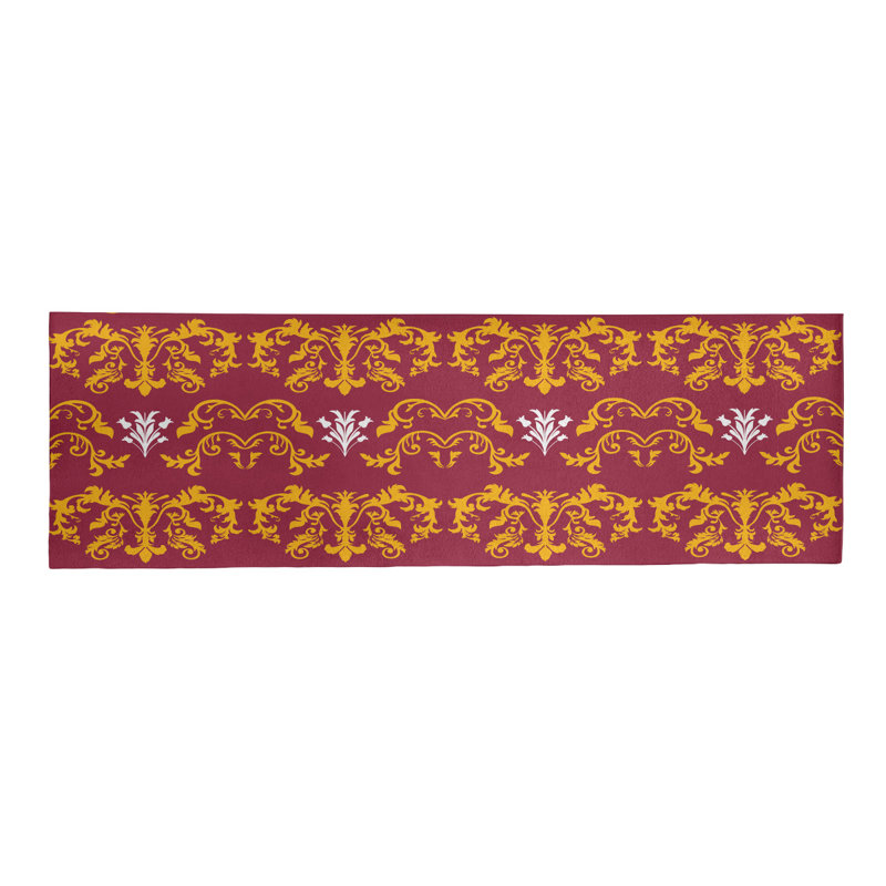 Tapis de couloir rouge