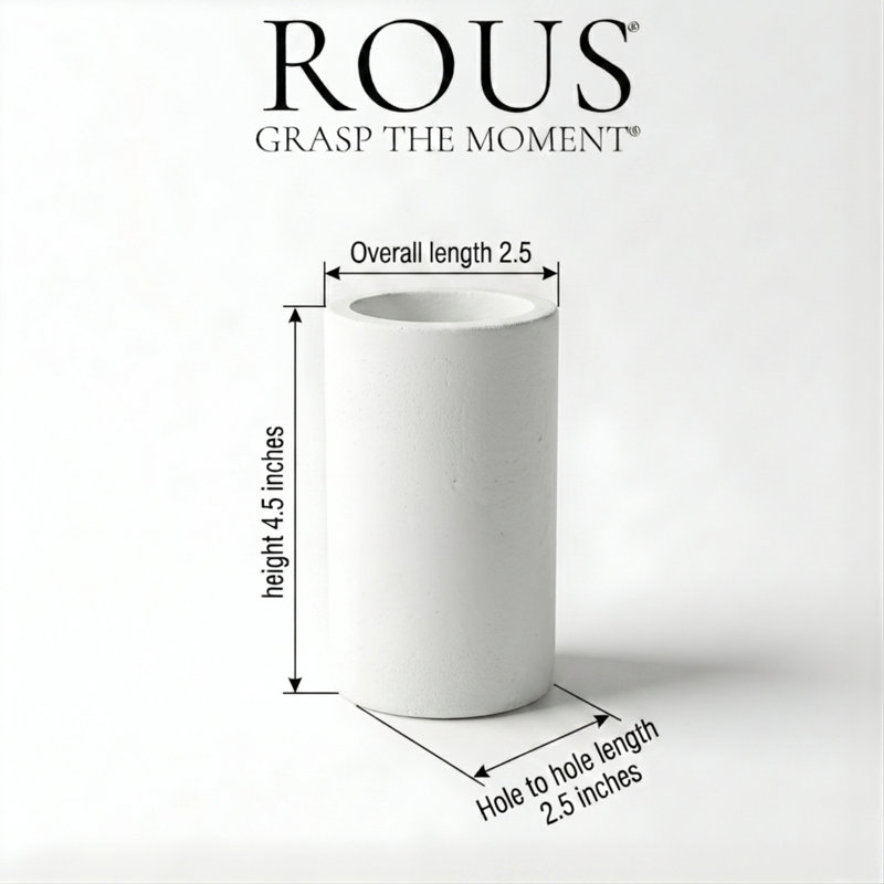 ROUS Hardware Countertop Organizer, Snow (White)