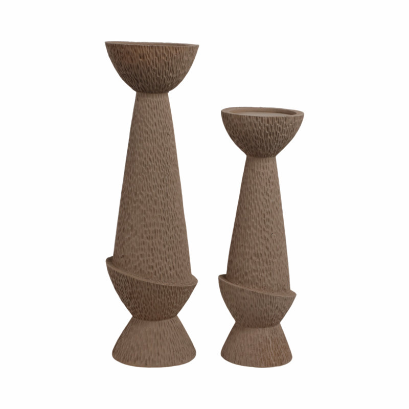 Set Of 2 16/20" Herstal Candle Holders