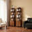 5-Tier Rotating Bookshelf with Storage Drawer-110119293