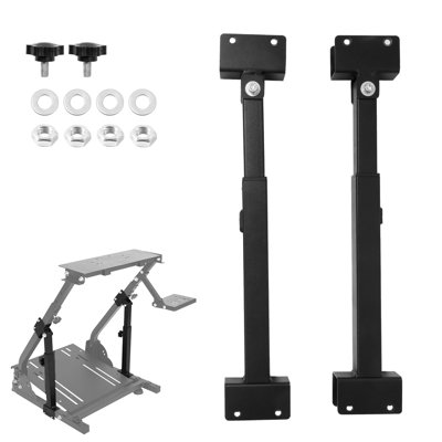 Anman Adjustable PC & Racing Game Chair in Black