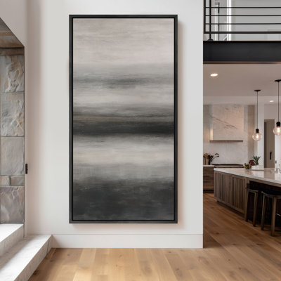 Large Framed Canvas Wall Art - Abstract Landscape Prints - 60"x30"