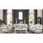 Table basse Classic - Bois gris argenté avec construction traditionnelle de qualité