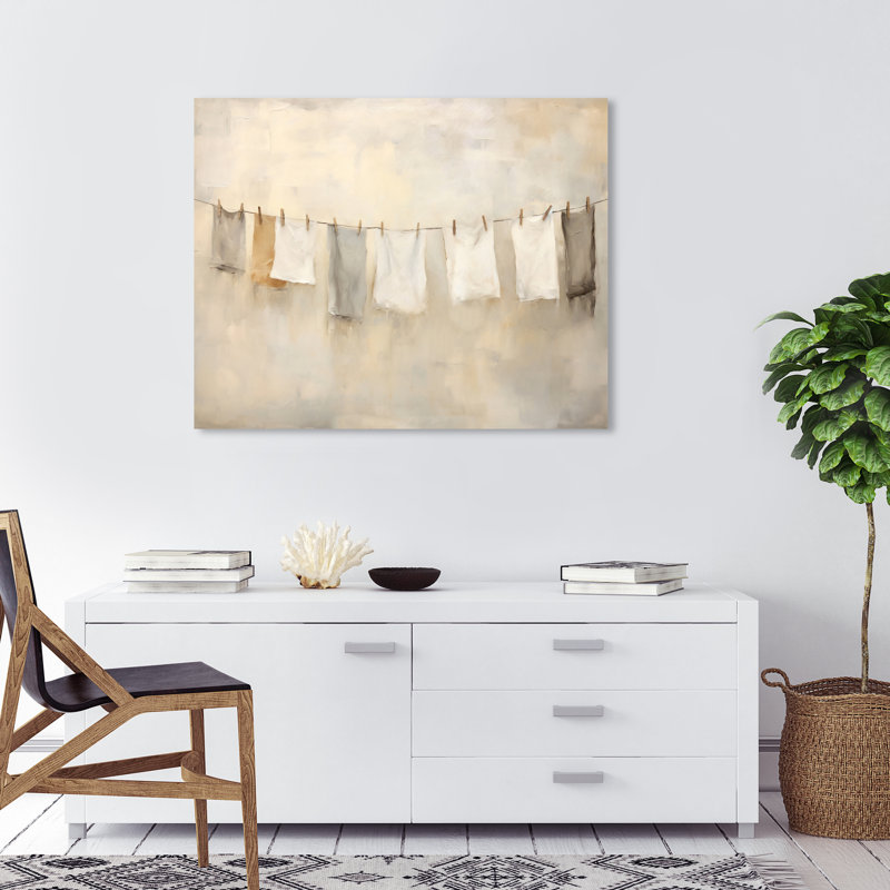 Impression sur toile blanche, Bath and Laundry