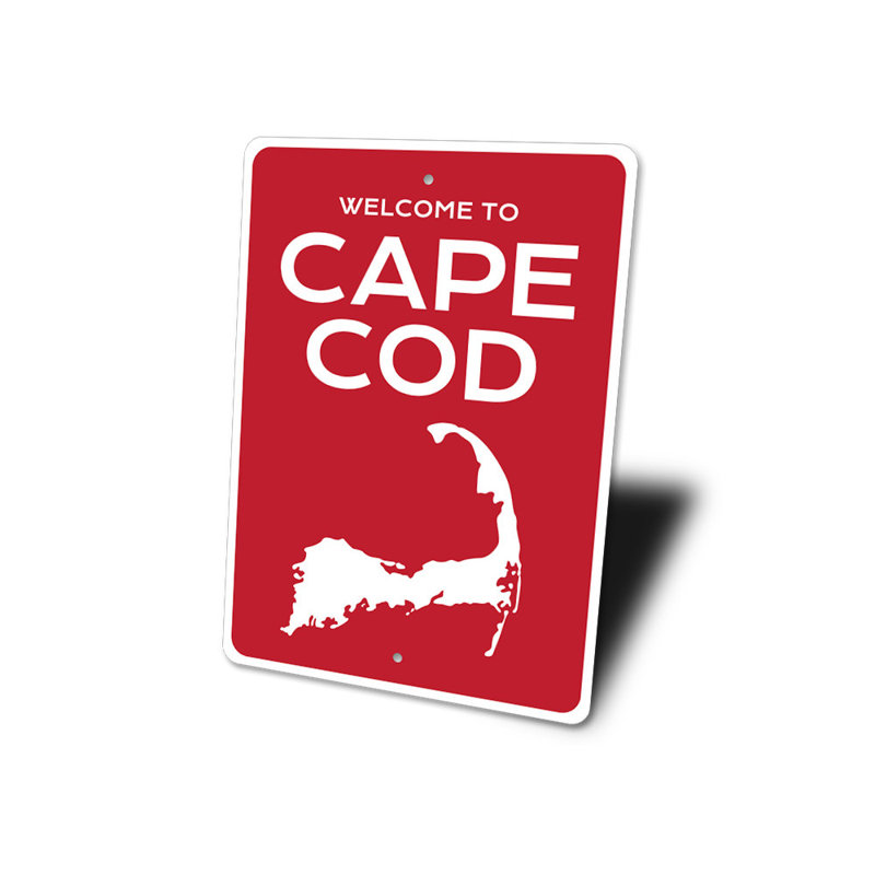 Plaque en aluminium Cape Cod, H 14 po x l 10 po x P 0,04 po