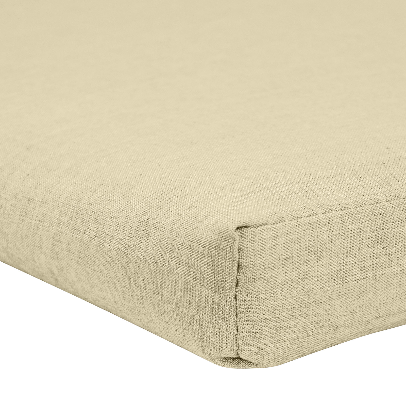 44" Sunbrella® Bench Cushion, Antique Beige Sunbrella® Canvas