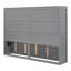 Lit escamotable double pleine grandeur, gris-832066586-832066587